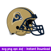 Los Angeles Rams Helmet Logo Svg, Los Angeles Rams Svg, NFL Svg, Png Dxf Eps Digital File.jpeg