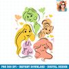 Disney Princess Group Shot Color Splash Outline Let s Go Far PNG Download.jpg