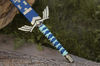 CUSTOM Hand Forged Stainless Steel The LEGEND of ZELDA Full Tang Skyward Link's Master Sword with Scabbard-Costume Armor