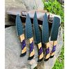 5 PC Custom Handmade Forged Black Coated Carbon Steel Chef Knives Set (2).jpeg