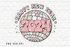 Retro Happy New Year 2024 PNG File, New Year Sublimation, 2024 PNG, Disco Ball PNG, Instant Digital Download 4.jpg