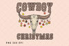 Cowboy Christmas PNG File, Retro Christmas Sublimation, Cow Skull, Christmas Bull Western Design, Instant Digital Download.jpg