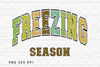 Freezing Season PNG File, Winter png, Retro Merry Christmas Sublimation, Hello Winter png, Christmas Season png.jpg