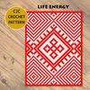 4. Life Energy - crochet blanket pattern