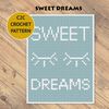 4. Sweet Dreams throw crochet pattern