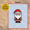 4. Santa crochet blanket pattern