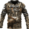 Moose Hunting All Over Print Hoodie Zip Hoodie Fleece Hoodie 3D, Moose Hunting Hoodie Zip Hoodie 3D 39