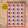 4. Pink Rainbow Hearts - crochet blanket pattern.jpg