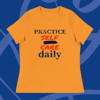 Mental health, Practice self-care daily, retro mental health Women's Relaxed T-Shirt