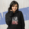 Im fine everythings fine but, quote I am fine retro i'm fine vector im fine fashion lifestyle Unisex eco raglan hoodie