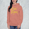 Im fine everythings fine but im, fashion lifestyle quote I am fine retro i'm fine vector im fine fashion я в порядке je vais bien desing Unisex Hoodie