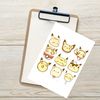 kawaii pikachu Sticker sheet