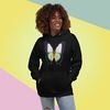 Monarch butterfly graphic print design illustration monarch Butterfly motif Бабочка-монарх Monarque papillon Unisex Hoodie