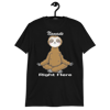 Namastay Right Here Funny Vintage Sloth Lover Lazy Short-Sleeve Unisex T-Shirt