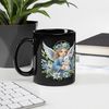 Black Glossy Mug, Cute Fairy glossy Mug - Gifts for Friends - Coffee Lover - Personalized Mug - 11oz, 15oz Mug