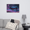 Deer Art Canvas Print Illustration