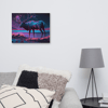 Deer Art Canvas Print Illustration