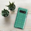 Green and Blue Modern Mozaic Tough case for Samsung®