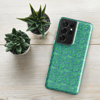 Green and Blue Modern Mozaic Tough case for Samsung®