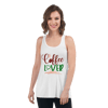 Coffee Lover Women's Flowy Racerback Tank