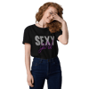 Sexy Girl Rhinestone Unisex organic cotton t-shirt