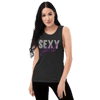 Sexy Girl Rhinestone Ladies’ Muscle Tank