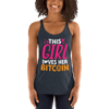 This Girl Loves Her Bitcoin Funny Women's Racerback Tank