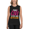 This Girl Loves Her Bitcoin Funny Muscle Shirt