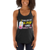 Fueled By K-Pop And Bubble Tea Anime Women's Racerback Tank