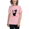 Women's Relaxed T-Shirt Cat tshirt/ animal Tshirt