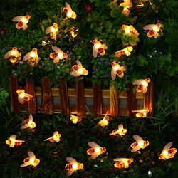 Battery Operated Honey Bee String Lights