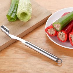 multipurpose jalapeno pepper corer & seed remover tool