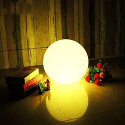 remote controlled 16 color led glowing ball lights