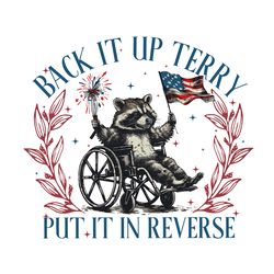 back it up terry put it in reverse raccoon meme png