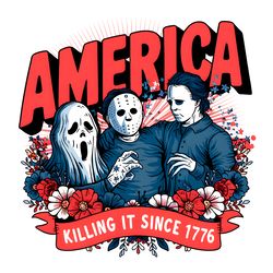 america killing it since 1776 horror characters png
