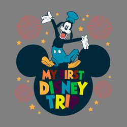 my first disney trip goofy vacation svg digital download files