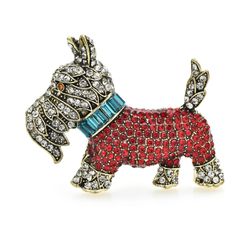 schnauzer dog brooch, puppy jewelry, dog lover gift, statement animal pin