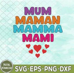 multi language mother svg, mother's day svg, mom svg, gift for mom