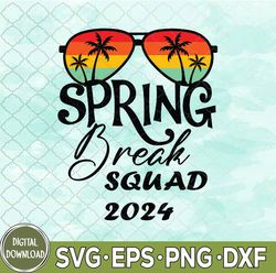 spring break squad svg, spring break svg, vacation svg