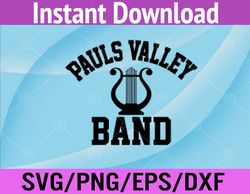pauls valley panthers band test svg, eps, png, dxf, digital download