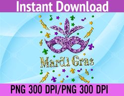 mardi gras 2022 - womens girls mask beads new orleans party png digital download