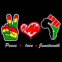 peace love juneteenth svg, black history svg, freeish svg, frican american svg, black woman svg digital download