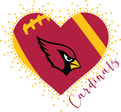 arizona cardinals heart svg, arizona cardinal svg, nfl svg, nfl logo svg, sport team svg digital download