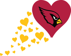 love heart arizona cardinals svg, arizona cardinal svg, nfl svg, nfl logo svg, sport team svg digital download