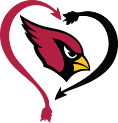 love arizona cardinals heart svg, arizona cardinal svg, nfl svg, nfl logo svg, sport team svg digital download