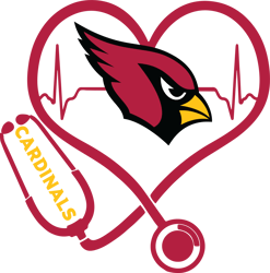 arizona cardinals heart life svg, arizona cardinal svg, nfl svg, nfl logo svg, sport team svg digital download