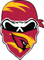 arizona cardinals team skull logo svg, arizona cardinal svg, nfl svg, nfl logo svg, sport team svg digital download