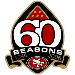 san francisco 49ers 60 seasons svg, san francisco 49ers svg, nfl svg, nfl logo svg, sport team svg digital download