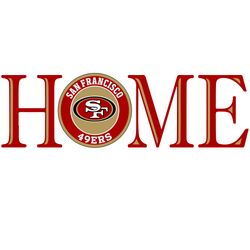 home san francisco 49ers nfl svg, san francisco 49ers svg, nfl svg, nfl logo svg, sport team svg digital download