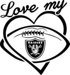 love my las vegas raiders logo heart svg, las vegas raiders svg, nfl svg, nfl logo svg, sport team svg digital download